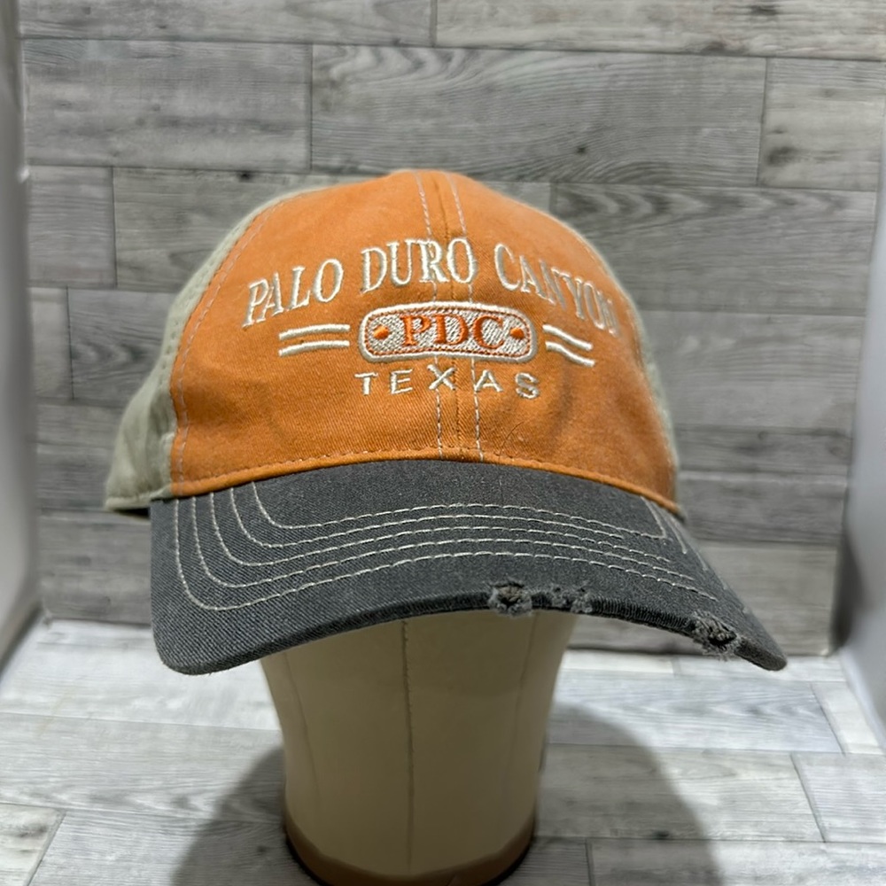 Palo duro canyon Texas distressed baseball cap hat
